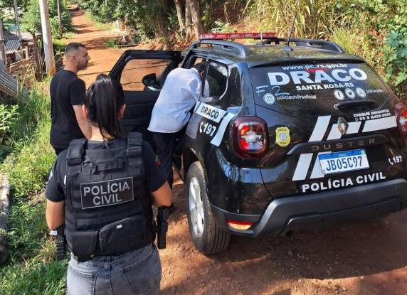 Ação rápida da Polícia Civil, com apoio da DRACO e aval da Justiça em menos de seis horas, evitou risco às vítimas