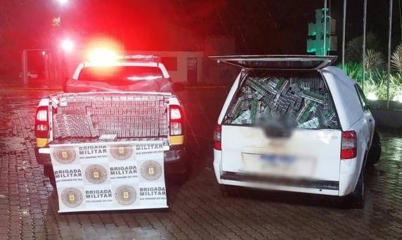 Suspeito, com antecedentes por estelionato, transportava cerca de 20 mil maços de cigarros estrangeiros