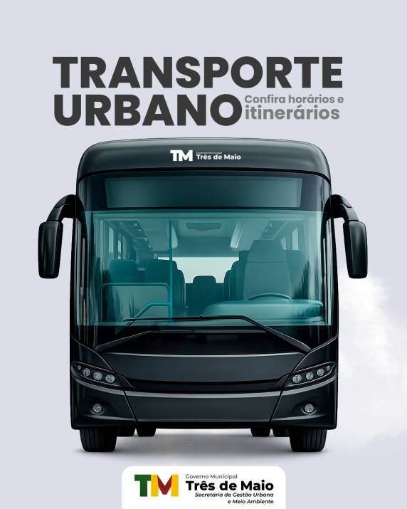 Cronograma apresenta horários e itinerários com pontos de parada pela manhã, meio-dia e noite para facilitar o deslocamento da população